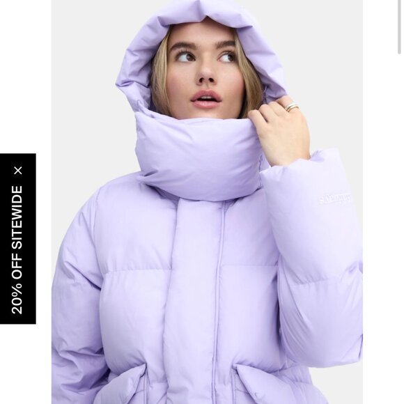 Halfdays Wheeler Parka, Lavender, size S - Picture 4 of 5